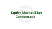 Equity Market Edge